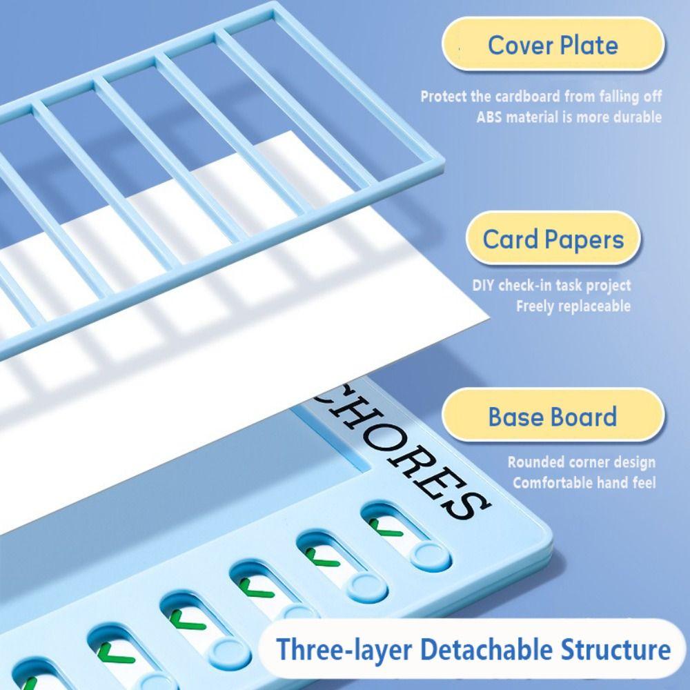 Reusable My Chores Checklist Detachable Chores Chart Multi Purpose Daily Planner Memo