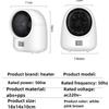 500W Portable Desktop Heater Mini Small Silent Electric Heating Fan Household Dormitory Office Hot Air Blower