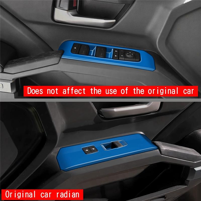 Car Window Glass Lift Cover Trim Window Switch Button Panel Frame For TOYOTA TACOMA 2025 LHD-A99D