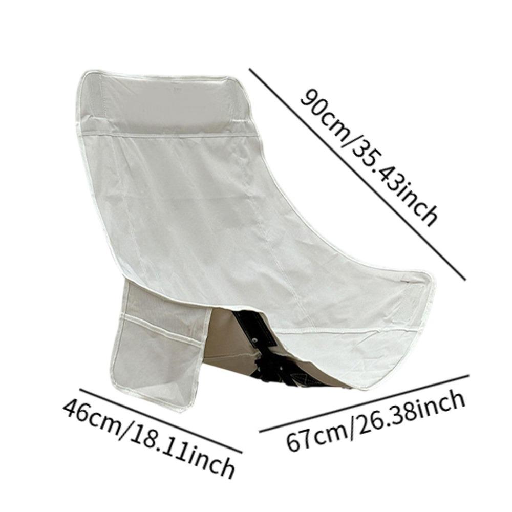 Breathable Moon Chair Replacement Fabric Thickened Seat Cover  for Outdoor Fishing Backyard