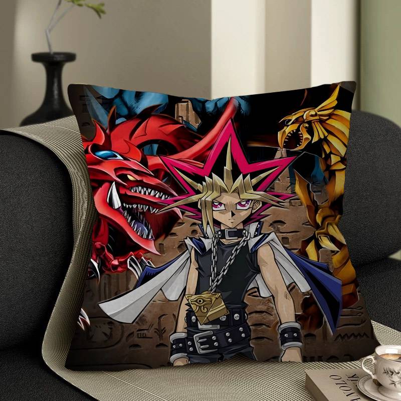 Yu Gi Oh Personalized Pillow Dust Cover Bedroom Kids Party Decoration Pillowcase Birthday Children Gift