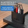 Bluetooth 5.3 аудиоресивер 3,5 мм AUX RCA USB стерео музыкальный беспроводной адаптер поддержка U-Disk Play для автомобильного комплекта усилителя динамика