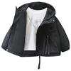 Boys' Black Hooded Windbreaker Jacket - Spring & Autumn 2024