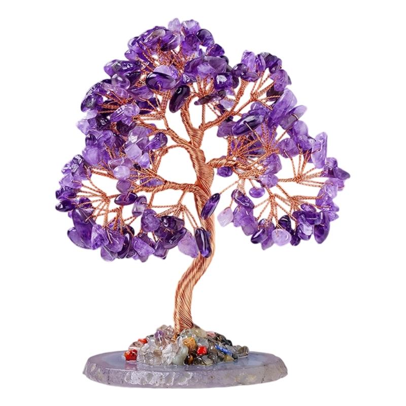 Elegant Crystal Lucky Tree Decoration To Attract Wealth and Positive Energy for Desks and Living Room