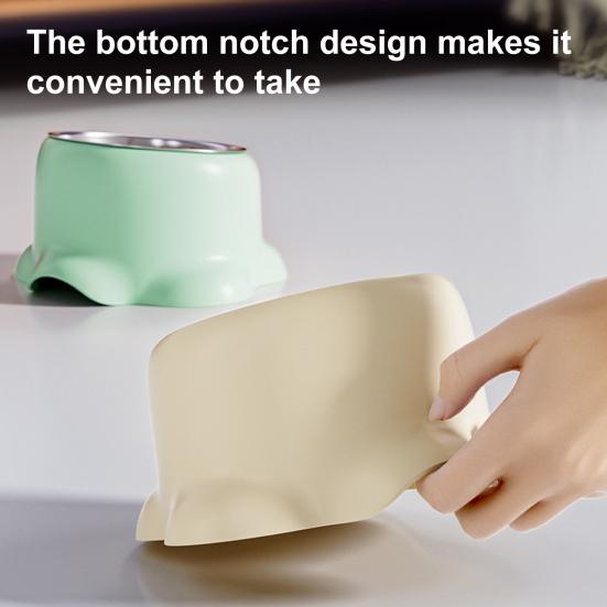 Elevated Pet Bowl Non-Slip Tilted Dog Food Dish Anti Vomiting Raised Pet Food Water Bowl for Medium Small Dogs Cats