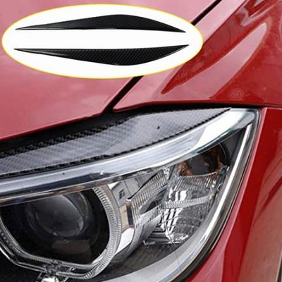 Для BMW 3 2014- Накладки на брови фар из углеродного волокна, наклейка-декор, США