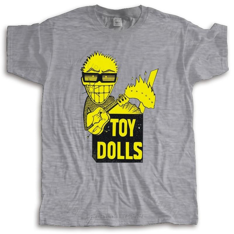 Хлопковая футболка бренда shubuzhi Мужская футболка с круглым вырезом TOY DOLLS IDLE GOSSIP WAKEY WAKEY ADICTS ПАНК-РОК ГРУППА РЕТРО ВИНТАЖ