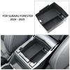 Органайзер-лоток на центральную консоль автомобиля для Subaru Forester 2019 2020 2021 2022 2023 2024, аксессуары, ящик для хранения под центральным подлокотником