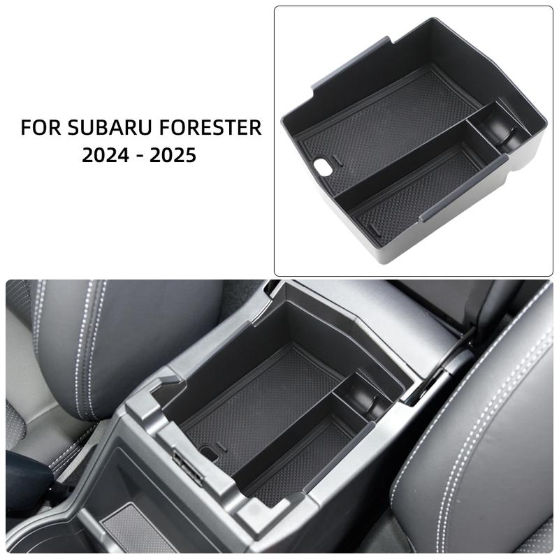 Органайзер-лоток на центральную консоль автомобиля для Subaru Forester 2019 2020 2021 2022 2023 2024, аксессуары, ящик для хранения под центральным подлокотником