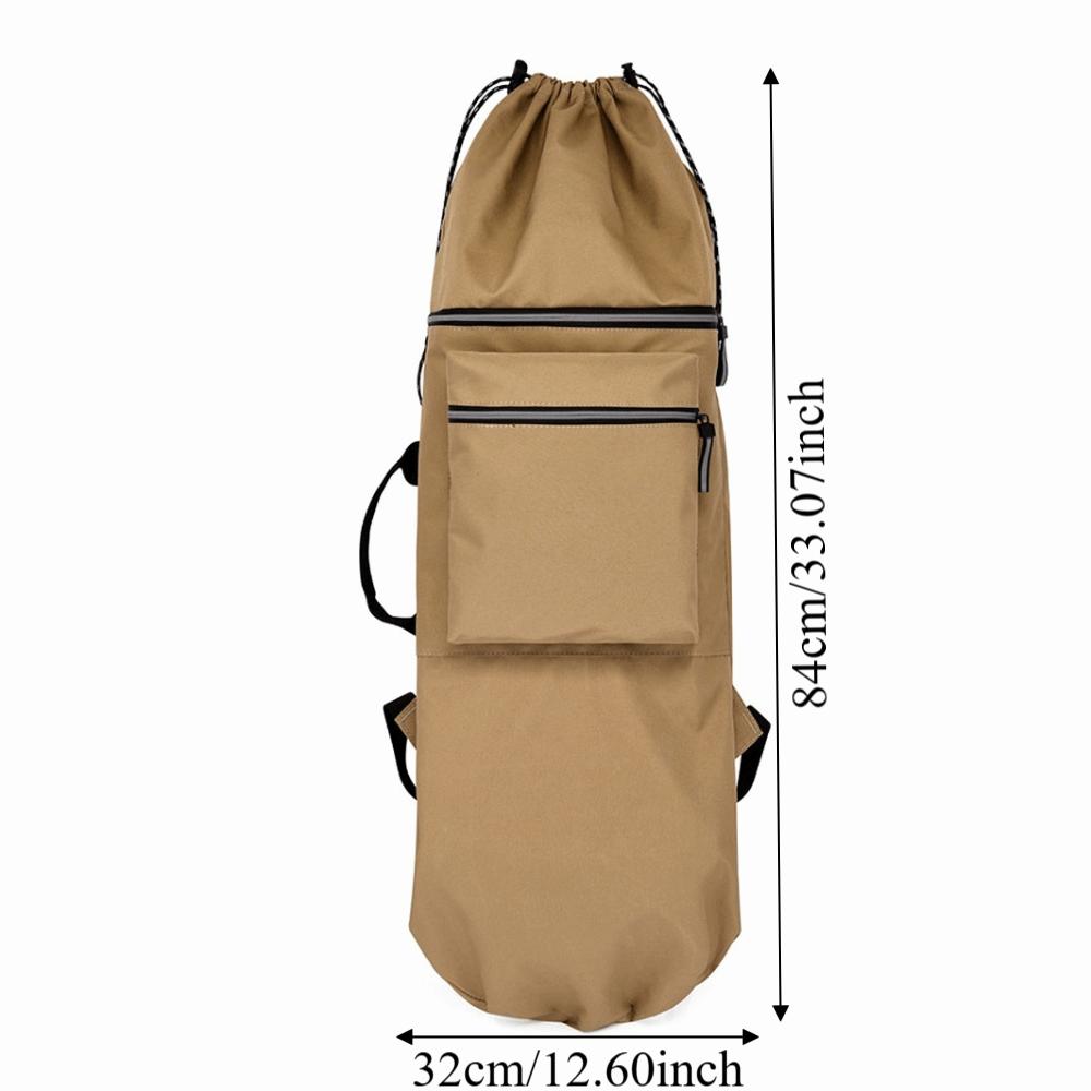 Waterproof Skateboard Backpack Night Reflective Skateboard Gear Bag Skateboard Bag Outdoor Sports