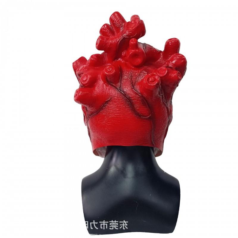 Shin Cosplay Mask Red Heart Headgear Halloween Party Dorohedoro Anime Costume