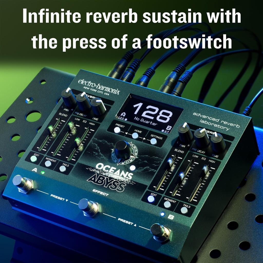 Effector Reverb OCEANS ABYSS Advanced Reverb Laboratory Elehamo ELECTRO-HARMONIX Electro-Harmonix