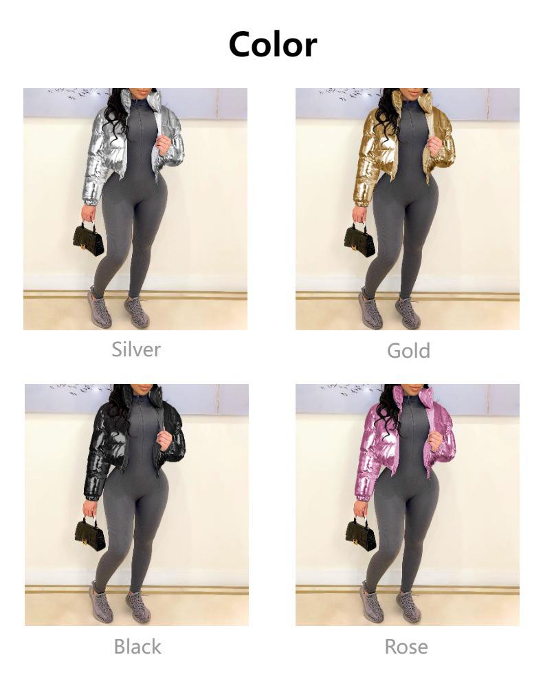 Модная женская повседневная короткая куртка с хлопковой подкладкой в европейском и американском стиле - Мода осень/зима