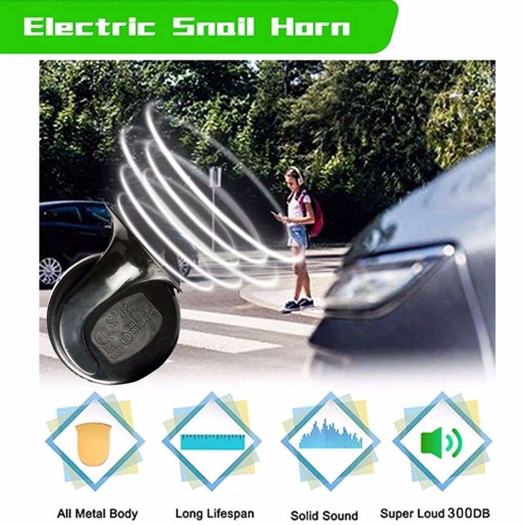 Qi Super Loud Dual Trumpet Air Horn Компрессор 12 В Автомобиль Грузовик Поезд Внедорожник Красный