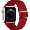 Эластичный тканый ремешок-петля для Apple Watch серии 8/7/6/5/4/3/2/se Регулируемый нейлоновый ремешок для часов iwatch 41, 45 мм, 49 мм, 44, 40 мм, браслет