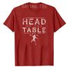 Head of The Table Wrestling Fighting Boxing Fan Vintage Men's Short Sleeve T-Shirt Cotton Graphic Tee Top Fashion Apparel Gifts