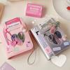 Portable Student Diary Book Pink Heart Small Album M5 Korean Diary Scrapbook  KPOP Idol