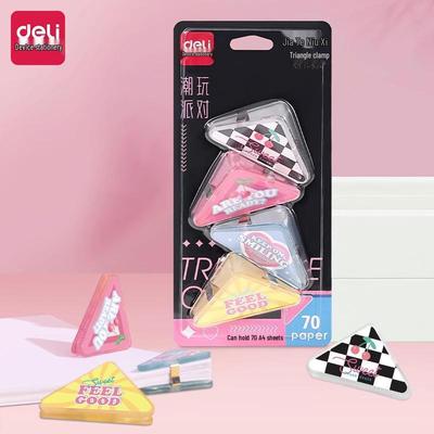 Deli TP534 Треугольный Угловой Зажим Папка для Бумаг для Студентов