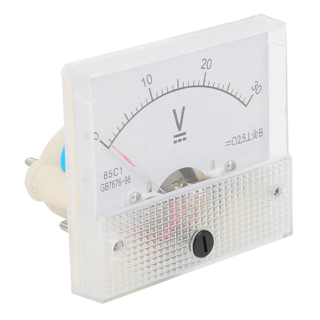 Указательный вольтметр постоянного тока, панельный вольтметр, измерительный прибор 85C1 постоянного тока 0 ~ 30 В