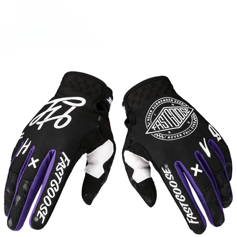 Велосипедные перчатки для уличных гонок по бездорожью, мотоциклетные перчатки с длинными пальцами на все времена года