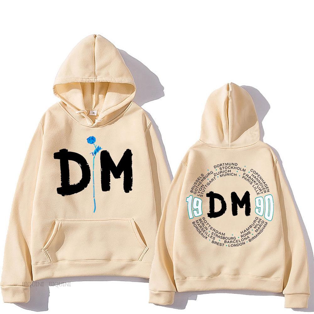 Depeche Mode Hoodie for Autumn/Winter Hip Hop Comfortable Sweatshirt Long Sleeve Gothic Soft Clothes Retro Pullovers