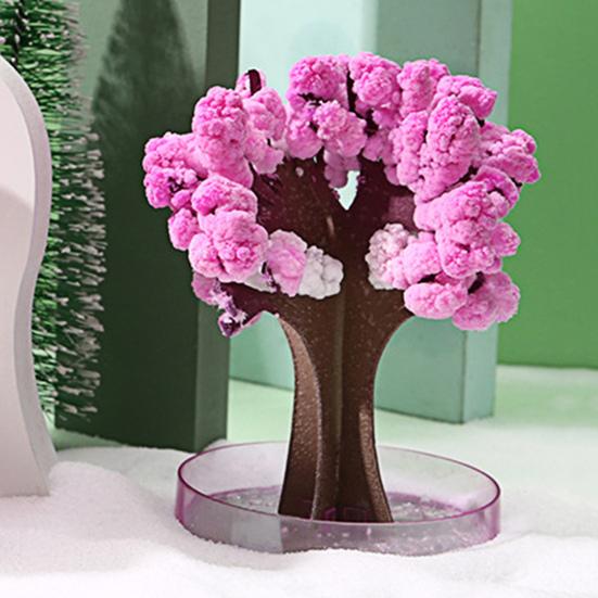 Волшебное выращивание рождественской елки DIY Crystalloid Blossom Tree Kit Простая установка Обучающий набор для выращивания Crystalloid Tree Подарок на праздник для детей