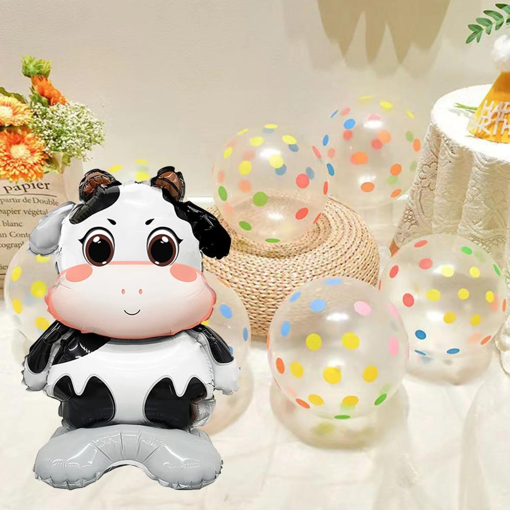 Мультяшные животные фольгированные шары 3D джунгли дикие животные принадлежности для вечеринки праздничное торжество