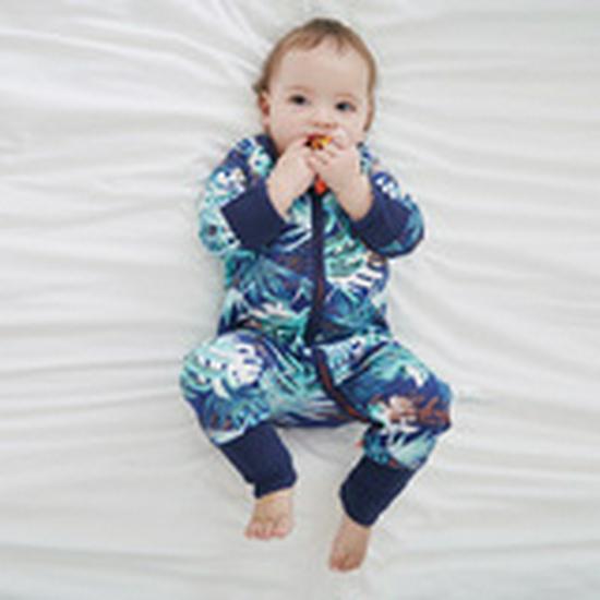 Детский ромпер с капюшоном и кроличьими ушками - Комбинезон на молнии для новорожденных