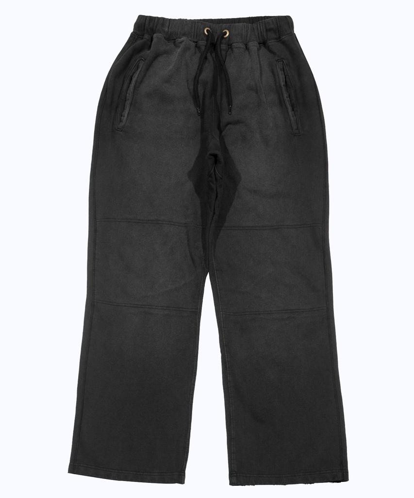 THE GEEKS Double Knee Sweat Pants - Black