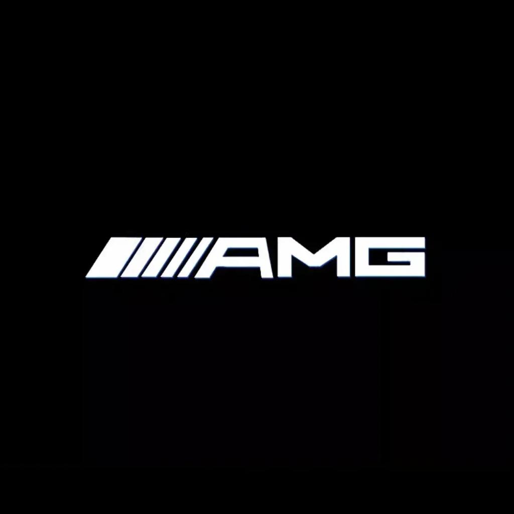 Car Sticker For Benz AMG 2pcs LED Car Doo Projection Welcome Lamp logo light For Mercedes Benz Maybach S Class W221 W222 W223 S