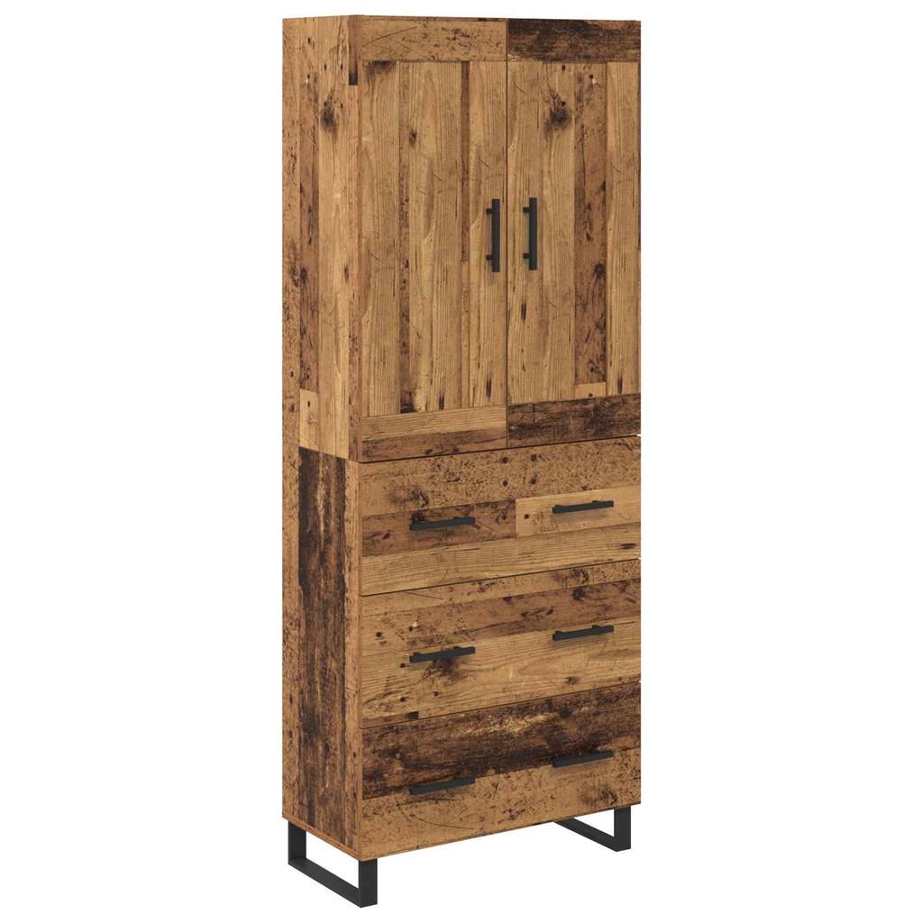 Highboard Reclaimed Wood 69.5 x 34 x 180 cm Particleboard
