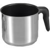 Pot à lait en acier inoxydable - krüger - 14 cm - avec bec verseur - fond capsulé de 4 mm