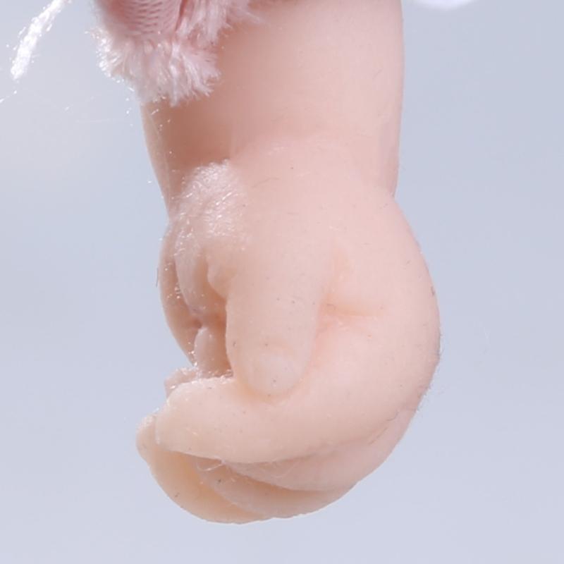 6in Baby Doll Reborns Doll Nurturing Doll Realistic Handmade FullBody Silicone Reborns Toy Parenting Game Popular Gift