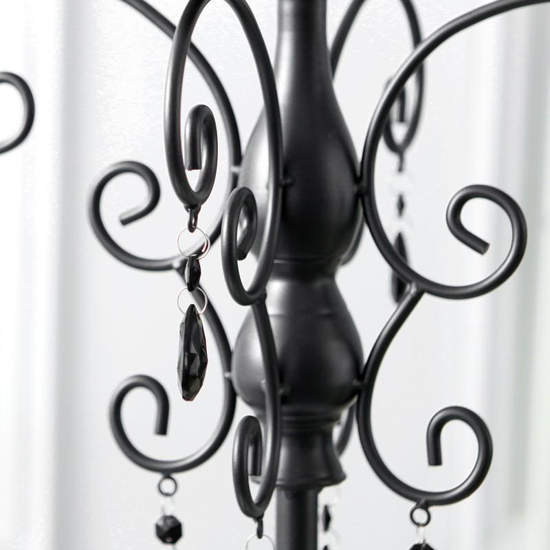 European Black Candle Holder for Five Candles - Elegant Hotel Decoration Ornament