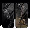 Доминирующий Крутой Конь Чехол для Телефона Закаленное Стекло Для IPhone 13 12 11 14 Pro Max Mini X XR XS 8 7 6s Plus SE 2020 Обложка