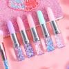 Kawaii Lipstick Gel Pen for Creative Oil Quicksand Colorful Cute Stationary 0.5m