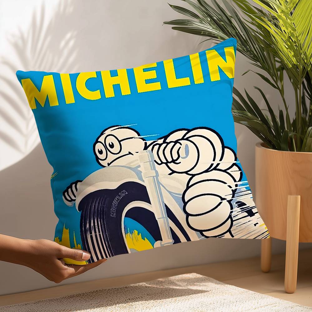 M-MichelinS T-Шины Наволочка Плюшевая Ткань Мягкая Наволочка Двусторонняя Печать Чехол для Подушки Бытовые Подарки