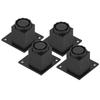 4Pcs Set Furniture Leg Adjustable Height Aluminum Alloy Square Support for Sofa Cabinet60mm