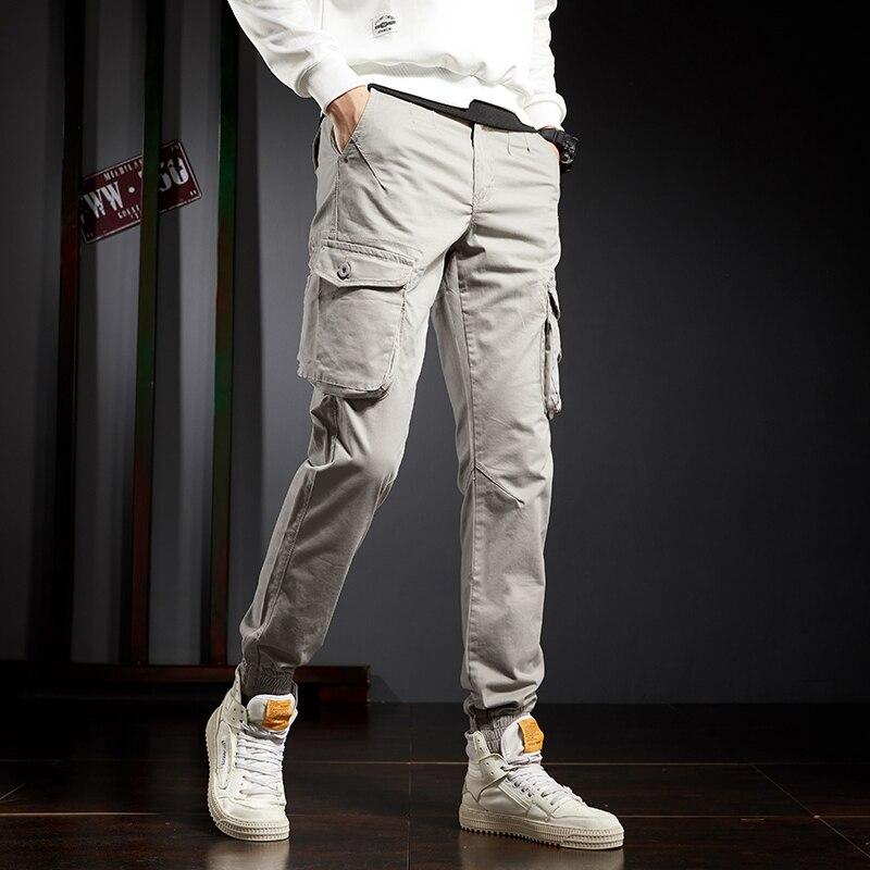 Jantour 2021 Men 'S Camouflage Trousers Cotton Casual Military Cargo Pants Joggers Outdoor Pants Men 3d Pockets Harajuku Pants