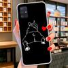 French Bulldog Black White Cover Phone Case For Samsung Galaxy A12 A22 A32 A52 A72 A02S Phone Case Note 20 Ultra 10 S10 Plus A51