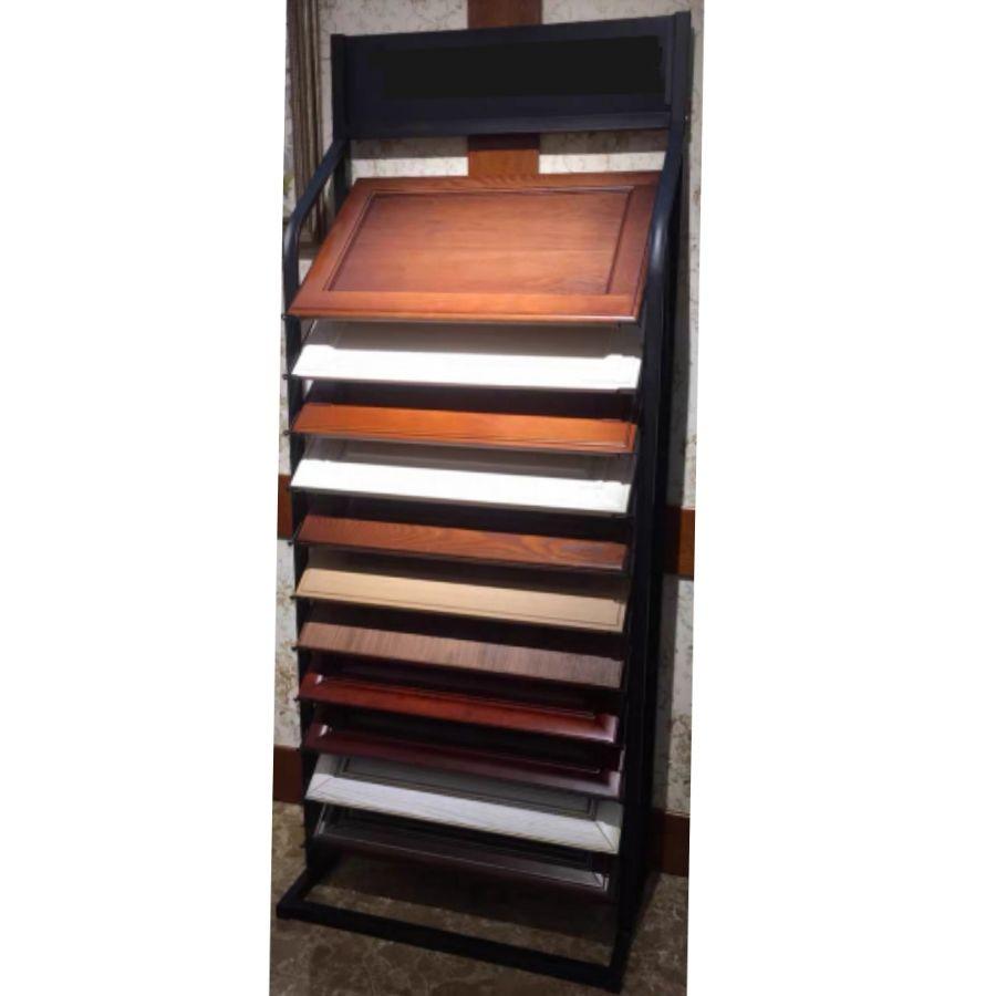 Multifunctional Vertical Display Rack for Kitchen Cabinet, Tile, and Glass Stone Samples