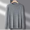 Autumn And Winter New Trendy Round Neck Men's Casual Solid Color Inner Warm Base Sweater Sweater Men's Clothing