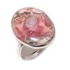 Rhodochrosite Handmade 925 Sterling Silver Jewelry Ring Size 7.5 T7w46