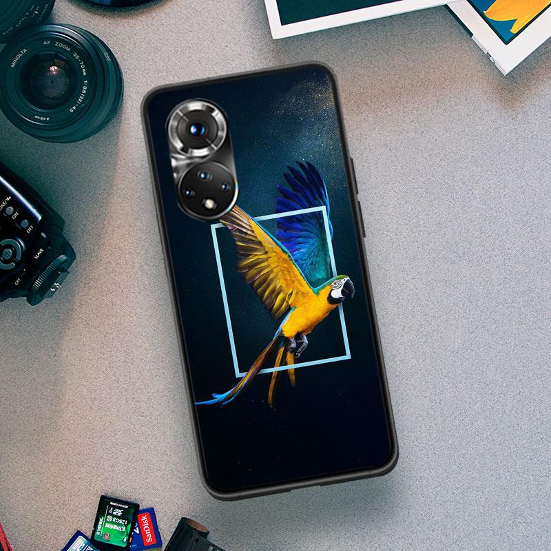 Чехол для телефона Parrot Bird для Huawei P Smart 2021 Y5 Y6 Y7 Y9 Honor 50 20 Pro 10 10I 9 9X Y9S 8 8A 8X 8S 7S