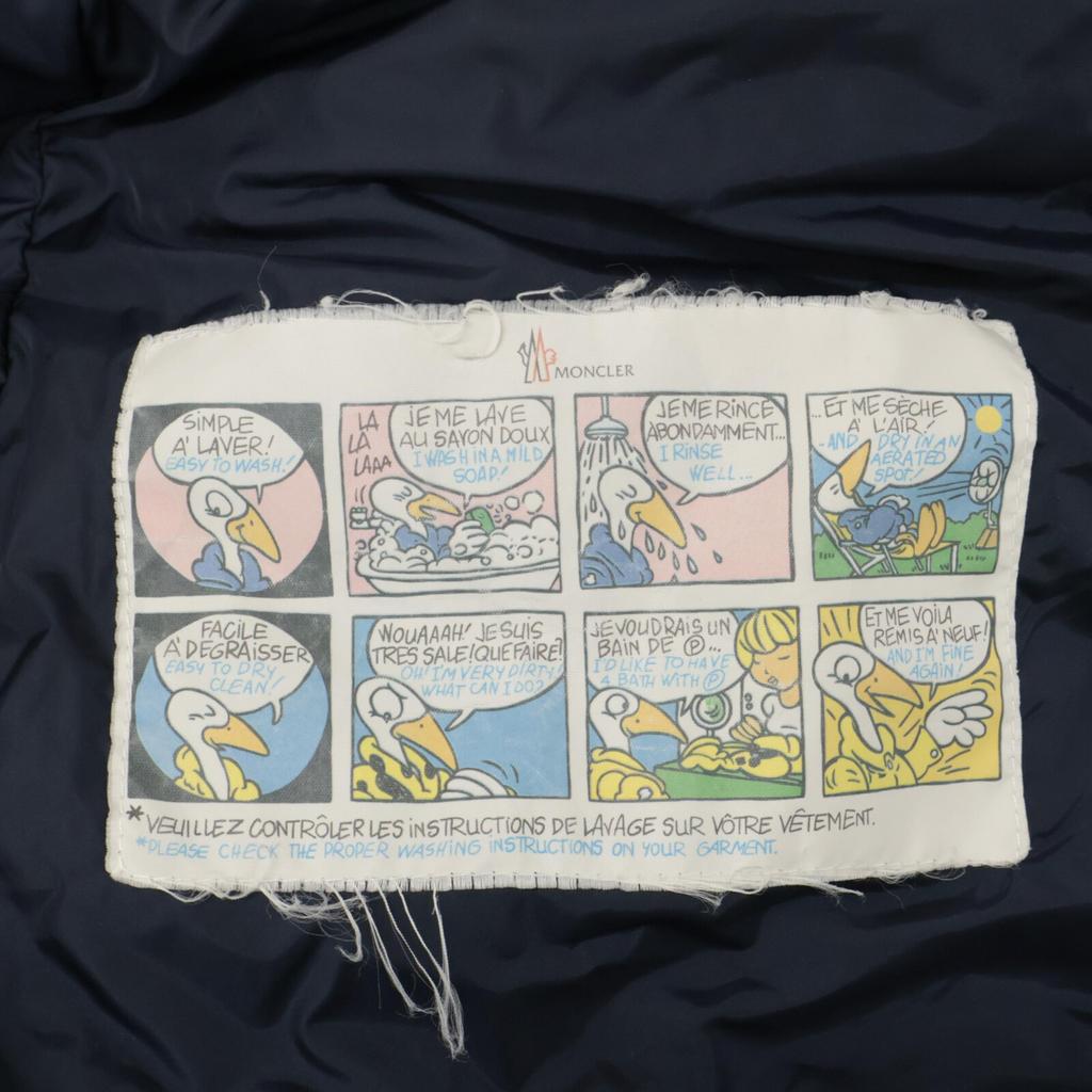 Moncler FLAMME Down Coat Coat 0 NavyUsed