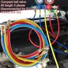 R22 Refrigerante Открытый клапан Зарядная труба Фреоновый кондиционер Зарядный шланг Инструмент для трубки кондиционера R134a Автомобильные инструменты для кондиционера