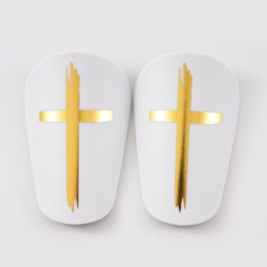 Mini Football Shin Guards Tiny Shin Pads with EVA Cushion for Kids Youth Adults Calf Protection Gear for Outdoor Soccer Training