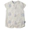 Farska Gauze Sleeper for Babies Sky 6-Layer 2-Way (Morinokuma Gray)