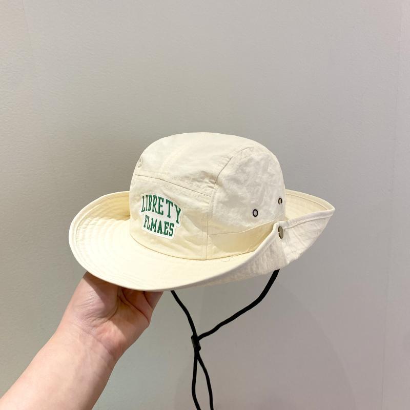 Kids Fisherman Cap Summer Quick Dry Breathable Foldable Panama Travel Hats Boys Girls Adjustable Big Brim Toddler Beach Hat