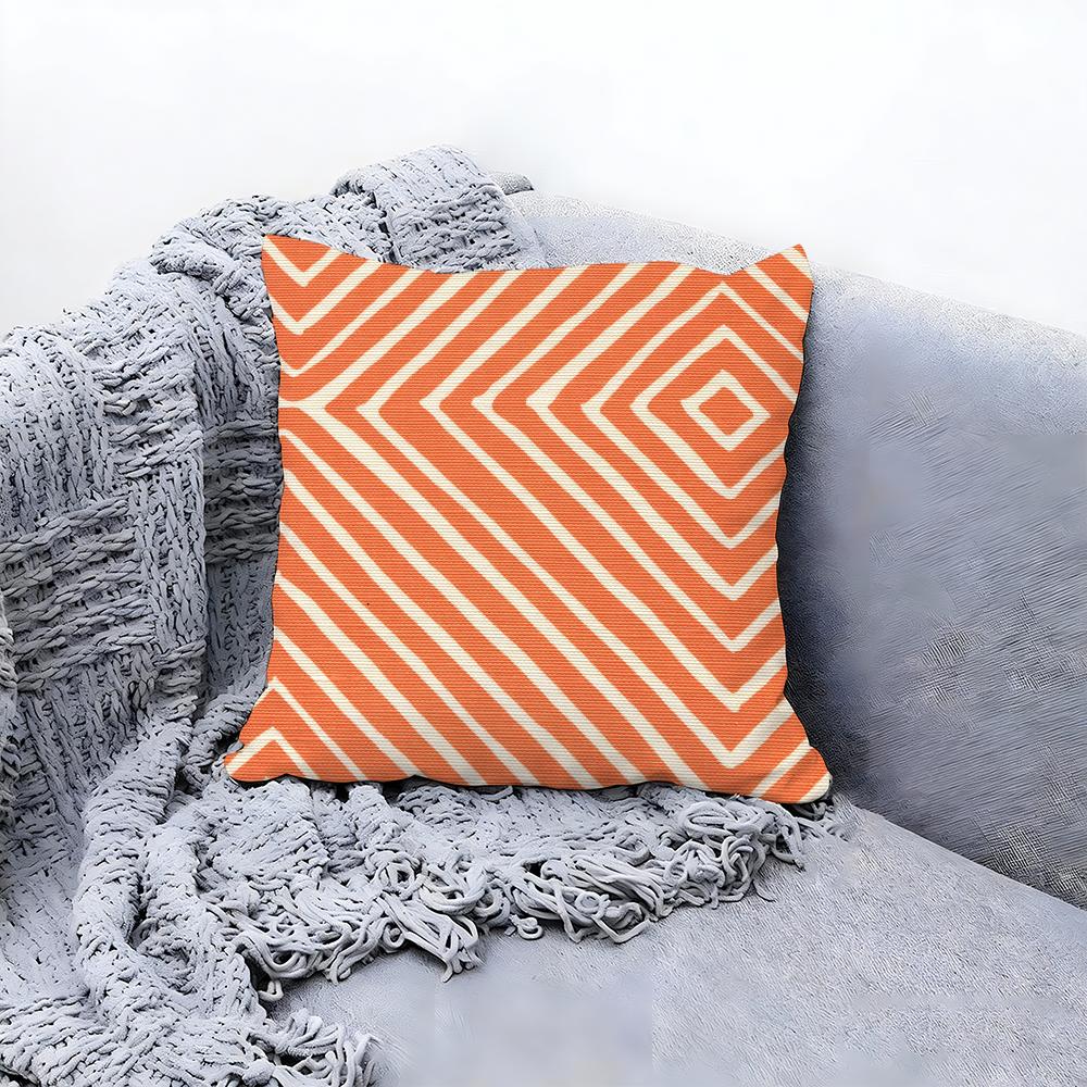 rustic weave texture Cushion Cover Premium Comfort Reversible Pillow Cove Two in One Design for Any Room  Car Interior